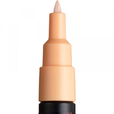 Marker UNI PC-1M Posca 0.7 mm,varf rotund,portocaliu deschis [1]