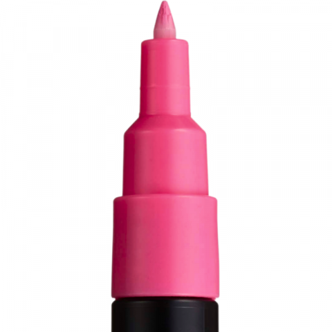 Marker UNI PC-1M Posca 0.7 mm,varf rotund,roz [1]