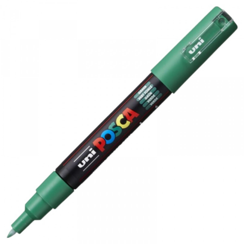 Produse marca POSCA - Marker UNI PC-1M Posca 0.7 mm,varf rotund,verde