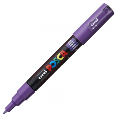 Produse marca POSCA - Marker UNI PC-1M Posca 0.7 mm,varf rotund,violet