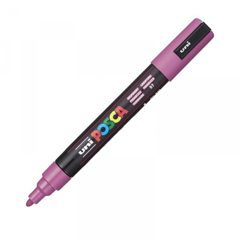 Produse marca POSCA - Marker UNI PC-5M Posca, 1.8-2.5 mm,varf mediu,roz zmeura