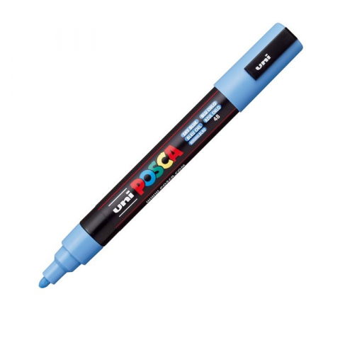 Produse marca POSCA - Marker UNI PC-5M Posca, 1.8-2.5 mm,varf mediu,sky blu