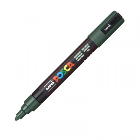 Produse marca POSCA - Marker UNI PC-5M Posca, 1.8-2.5 mm,varf mediu,verde englez