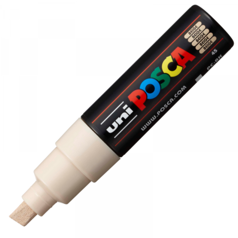 Produse marca POSCA - Marker UNI PC-8K Posca, 8.0 mm,varf tesit,bej