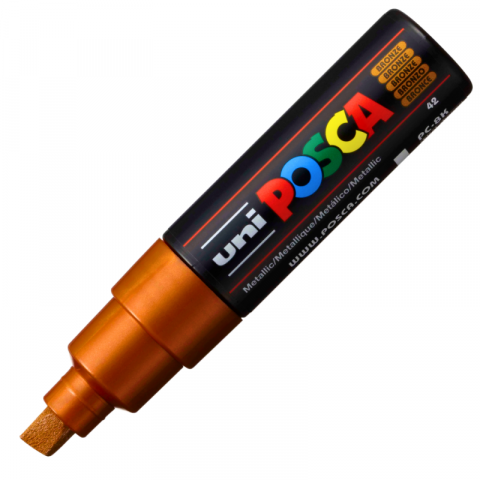 Produse marca POSCA - Marker UNI PC-8K Posca, 8.0 mm,varf tesit,bronz