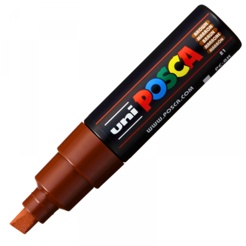 Produse marca POSCA - Marker UNI PC-8K Posca, 8.0 mm,varf tesit,maro