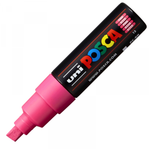 Produse marca POSCA - Marker UNI PC-8K Posca, 8.0 mm,varf tesit,roz