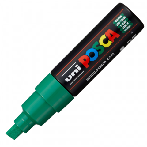 Produse marca POSCA - Marker UNI PC-8K Posca, 8.0 mm,varf tesit,verde