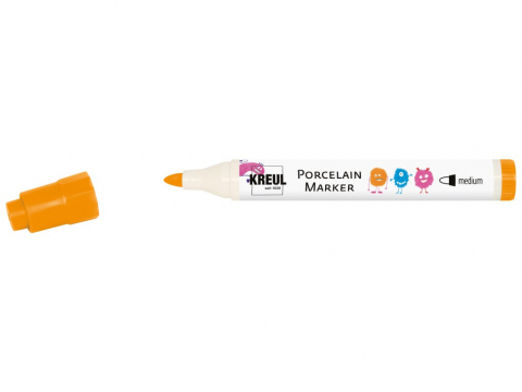 Marker copii Kreul Medium pentru porțelan, varf mediu 2-4 mm, 12 culori [0]
