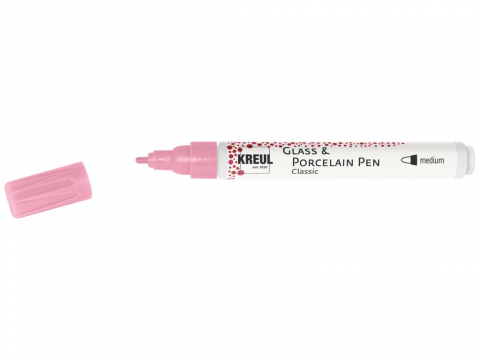 Marker Kreul Classic Medium pentru sticlă și porțelan, varf mediu 2-4 mm,16 culori [0]