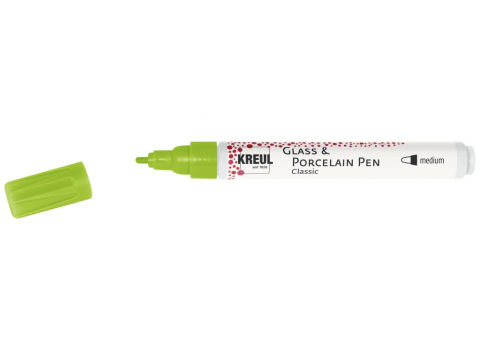 Marker Kreul Classic Medium pentru sticlă și porțelan, varf mediu 2-4 mm,16 culori [0]