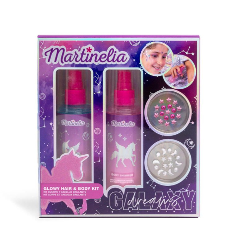 Jocuri si articole copii - MARTINELIA GALAXY DREAMS SET STRALUCITOR PENTRU PAR SI CORP