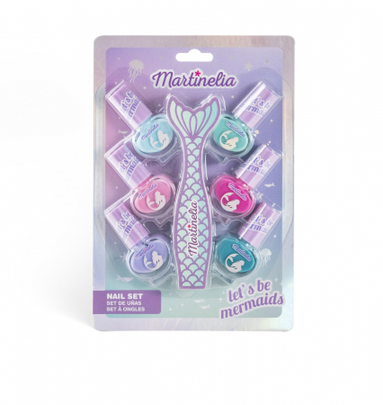 Jocuri si articole copii - Martinelia Let's Be Mermaids Set pentru Unghii 