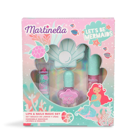 Jucării pentru fete - MARTINELIA LET'S BE MERMAIDS SET PENTRU UNGHII SI BUZE