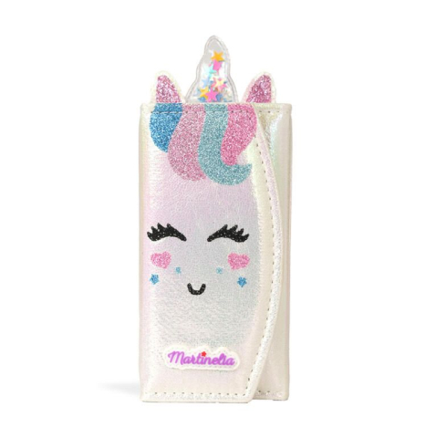 Jocuri si articole copii - MARTINELIA LITTLE UNICORN PORTOFEL MACHIAJ UNICORN