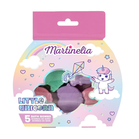 Jucării pentru fete - MARTINELIA LITTLE UNICORN SET 5 BOMBE DE BAIE