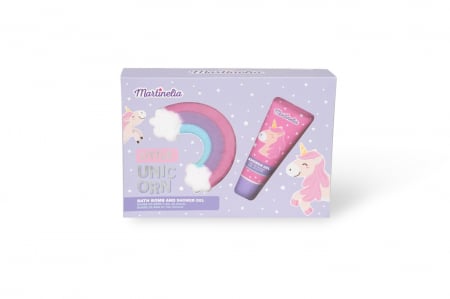 Frumusete, bijuterii si accesorii fetite - MARTINELIA LITTLE UNICORN Set Crema de Corp și Bomba de Baie