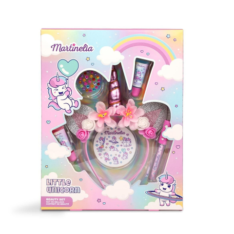 Jocuri si articole copii - MARTINELIA LITTLE UNICORN SET INFRUMUSETARE CU CORONITA