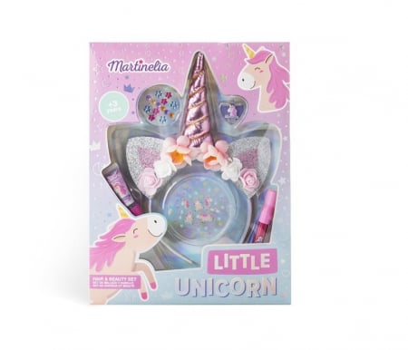 Jocuri si articole copii - Martinelia Little Unicorn Set Pentru Par Si Ingrijire