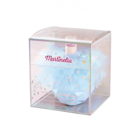 Jocuri si articole copii - MARTINELIA PARFUM DE CORP ALBASTRU CU SCLIPICI