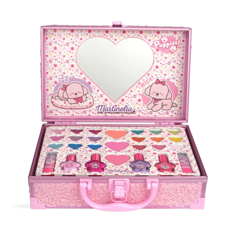 MARTINELIA PUPPIES FLUFFY SET COMPLET DE MACHIAJ IN CUTIE METALICA [1]
