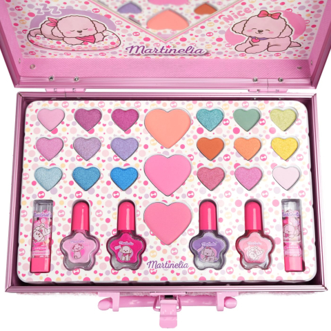 MARTINELIA PUPPIES FLUFFY SET COMPLET DE MACHIAJ IN CUTIE METALICA [4]