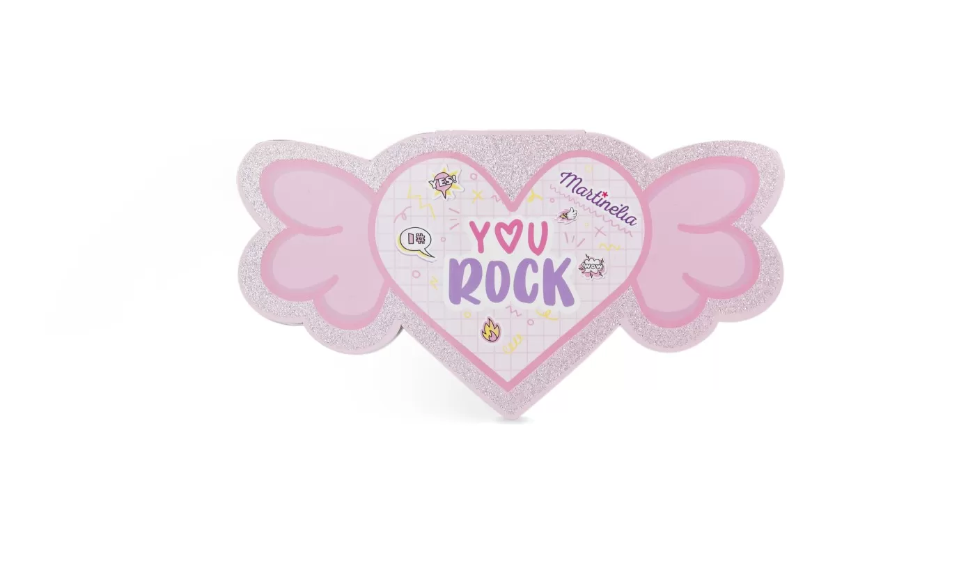 Jocuri si articole copii - Martinelia You Rock Trusa De Machiaj In Forma De Inima