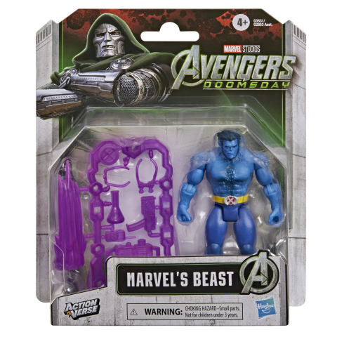 Jocuri si articole copii - MARVEL AVENGERS DOOMSDAY ACTION VERSE SET FIGURINA MARVELS BEAST SI ACCESORII
