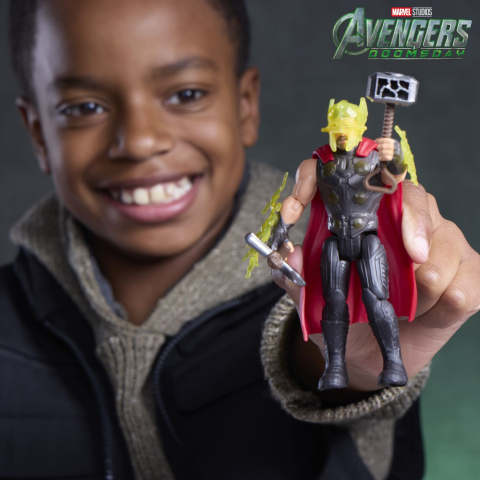 MARVEL AVENGERS DOOMSDAY ACTION VERSE SET FIGURINA THOR SI ACCESORII [4]