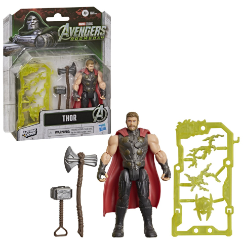 MARVEL AVENGERS DOOMSDAY ACTION VERSE SET FIGURINA THOR SI ACCESORII [6]