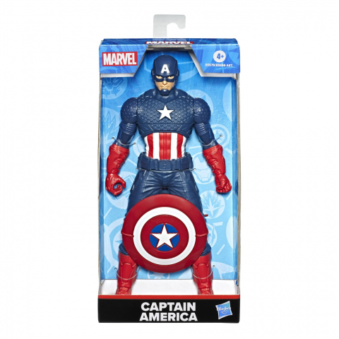 Jocuri si articole copii - MARVEL AVENGERS FIGURINA CAPTAIN AMERICA ALBASTRU INCHIS 24CM