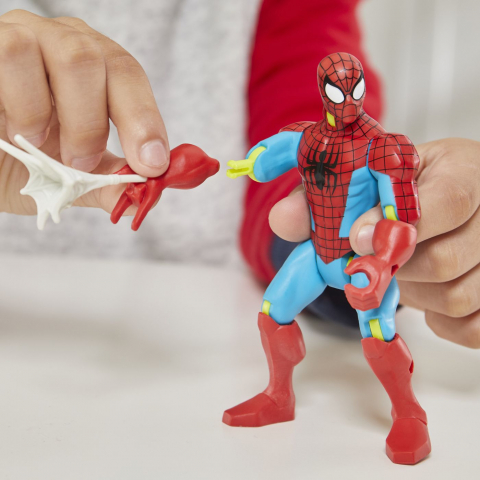 MARVEL AVENGERS MIX MASHERS FIGURINA SPIDER-MAN 12CM [3]