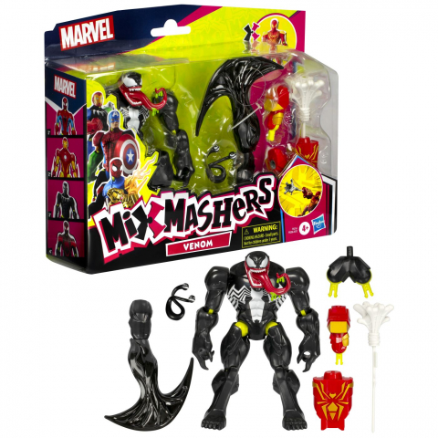 MARVEL AVENGERS MIX MASHERS FIGURINA VENOM CU ACCESORII 12CM [1]