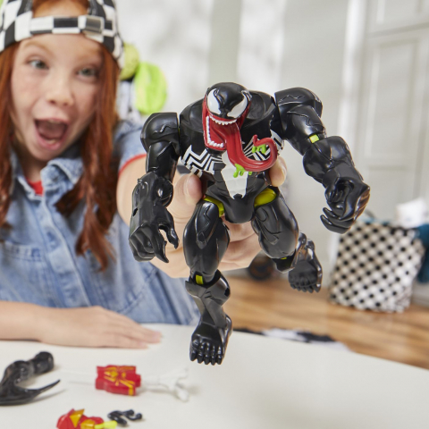 MARVEL AVENGERS MIX MASHERS FIGURINA VENOM CU ACCESORII 12CM [4]