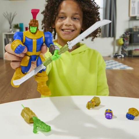 MARVEL AVENGERS MIX MASHERS SET FIGURINA THANOS 12CM SI ACCESORII [3]