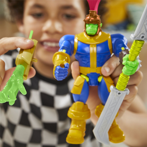 MARVEL AVENGERS MIX MASHERS SET FIGURINA THANOS 12CM SI ACCESORII [2]