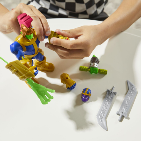 MARVEL AVENGERS MIX MASHERS SET FIGURINA THANOS 12CM SI ACCESORII [4]