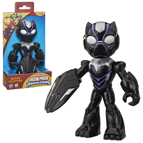 MARVEL IRON MAN SI PRIETENII SAI UIMITORI FIGURINA BLACK PANTHER 22CM [6]