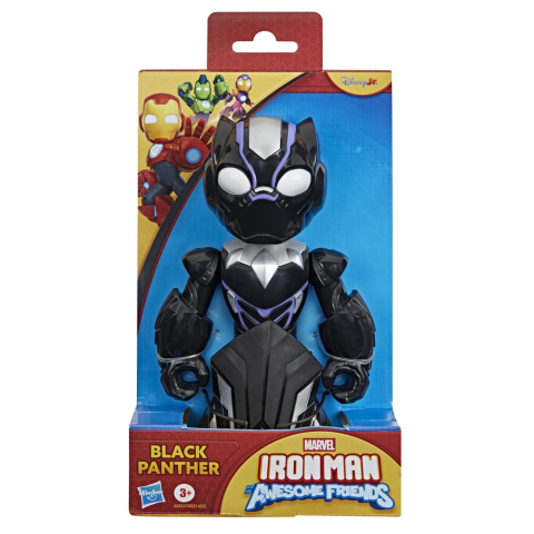 Jocuri si articole copii - MARVEL IRON MAN SI PRIETENII SAI UIMITORI FIGURINA BLACK PANTHER 22CM