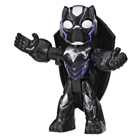 MARVEL IRON MAN SI PRIETENII SAI UIMITORI FIGURINA BLACK PANTHER 7.6CM [4]