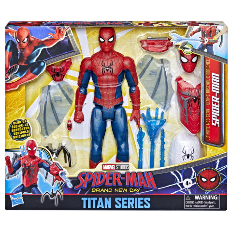 Jocuri si articole copii - MARVEL SPIDER MAN SET DE JOACA ECHIPAMENTUL SUPREM AL LUI SPIDER MAN CU FIGURINA SI ACCESORII