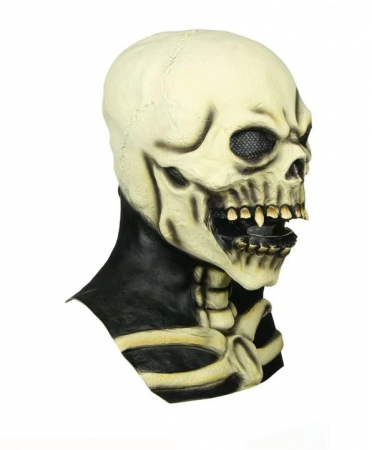Masca Craniu cu guler din latex [1]