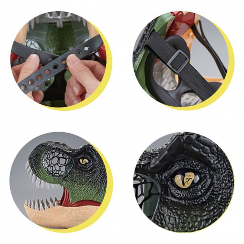 Masca pentru copii cu sunet si lumini Dinozaur T-REX,+6 ani [2]