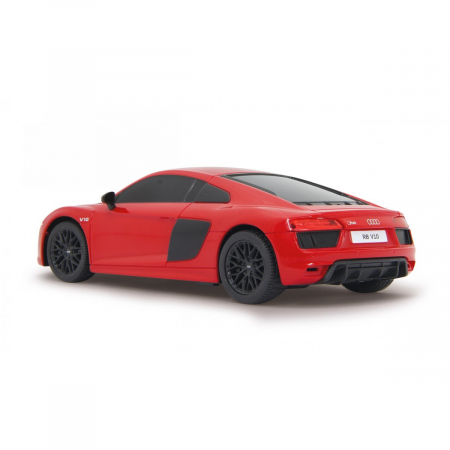 Mașină cu Telecomandă Audi R8 Roșu, Scara 1:24  [6]
