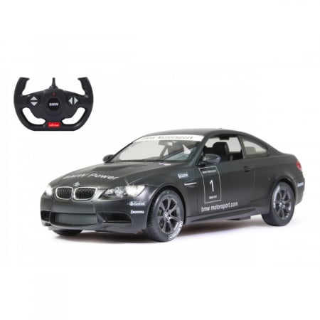 Masina cu telecomanda bmw m3 negru cu scara 1 la 14 [4]