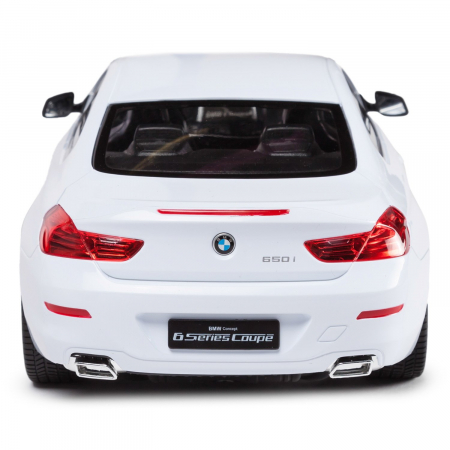 MASINA CU TELECOMANDA BMW SERIA 6 ALB CU SCARA 1 LA 14 [4]