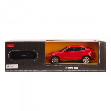 Mașină cu Telecomandă BMW X6 Roșu, Scara 1:24  [1]