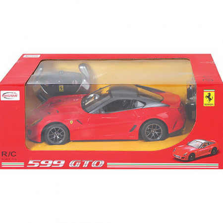 MASINA CU TELECOMANDA FERRARI 599 GTO ROSIE SCARA 1 LA 14 [1]