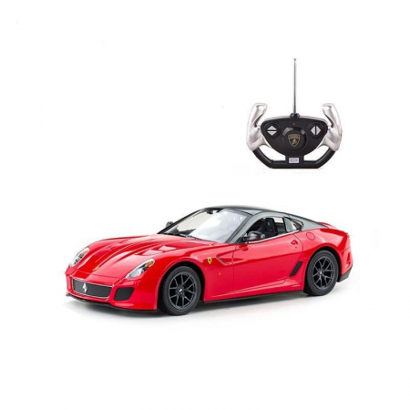 Masinute, Motociclete, Elicoptere, Avioane & Trenulete - MASINA CU TELECOMANDA FERRARI 599 GTO ROSIE SCARA 1 LA 14
