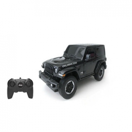 Masinute si vehicule cu telecomanda - Mașină cu Telecomandă Jeep Wrangler JL Negru, Scara 1:24